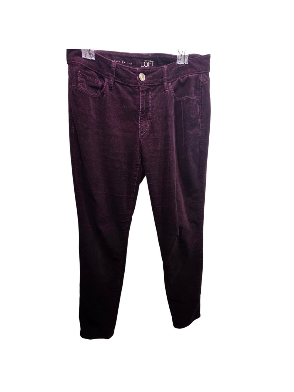 LOFT Skinny Jeans in Plum